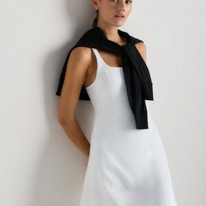 Quince Power-up Square Neck Dress